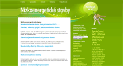 Desktop Screenshot of ekonomicke-nizkoenergeticke-stavby.cz